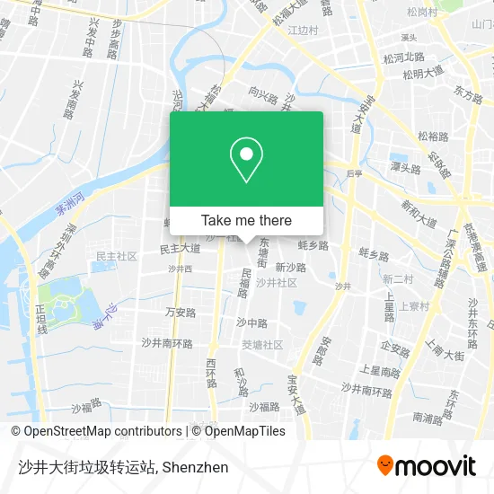 沙井大街垃圾转运站 map