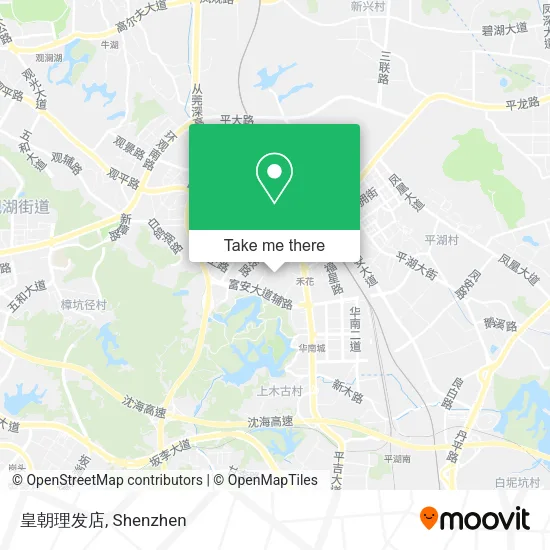 皇朝理发店 map
