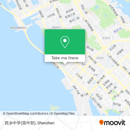 西乡中学(高中部) map