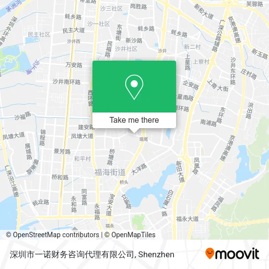 深圳市一诺财务咨询代理有限公司 map