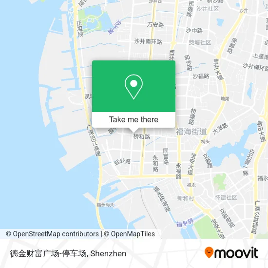 德金财富广场-停车场 map