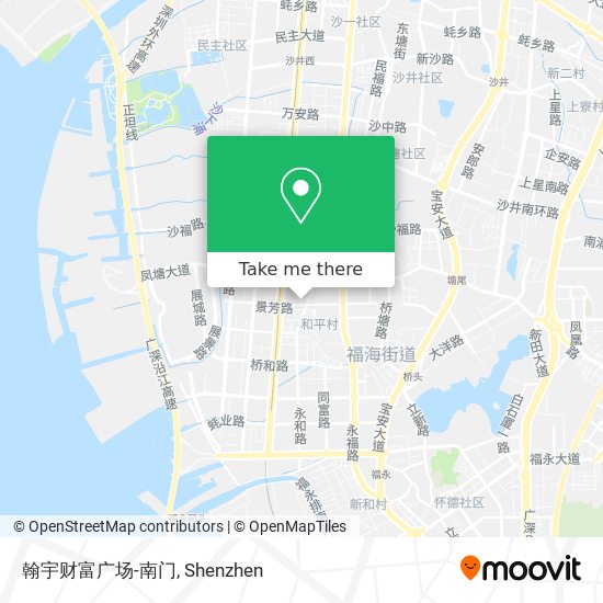 翰宇财富广场-南门 map