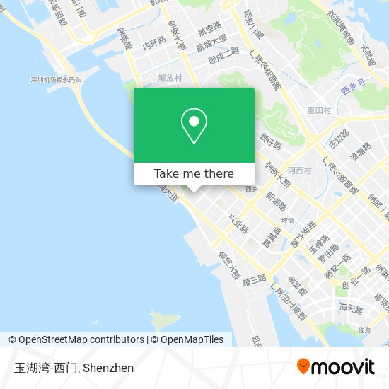 玉湖湾-西门 map
