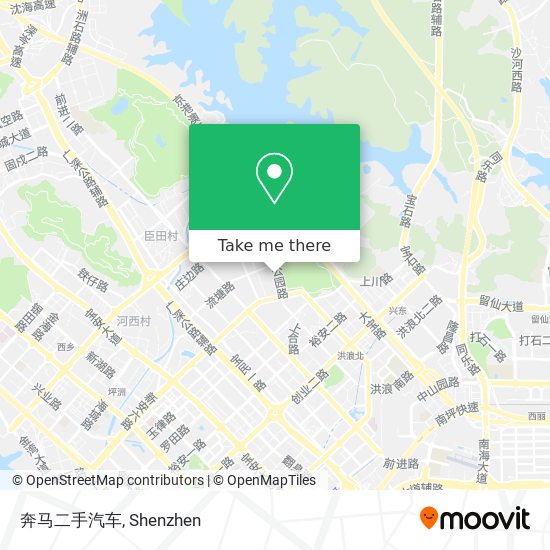 奔马二手汽车 map