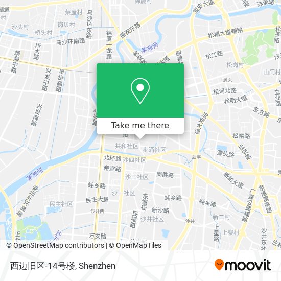 西边旧区-14号楼 map