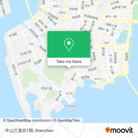 半山兰溪谷1期 map