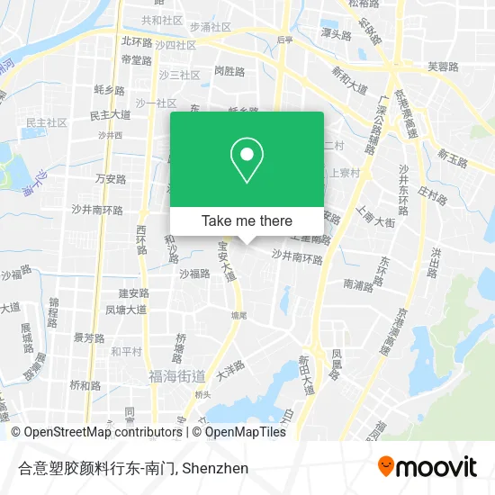 合意塑胶颜料行东-南门 map