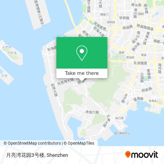 月亮湾花园3号楼 map