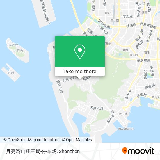 月亮湾山庄三期-停车场 map