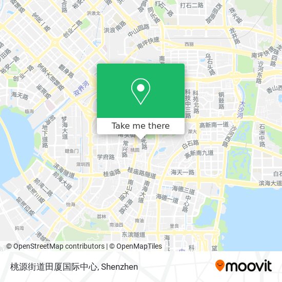 桃源街道田厦国际中心 map