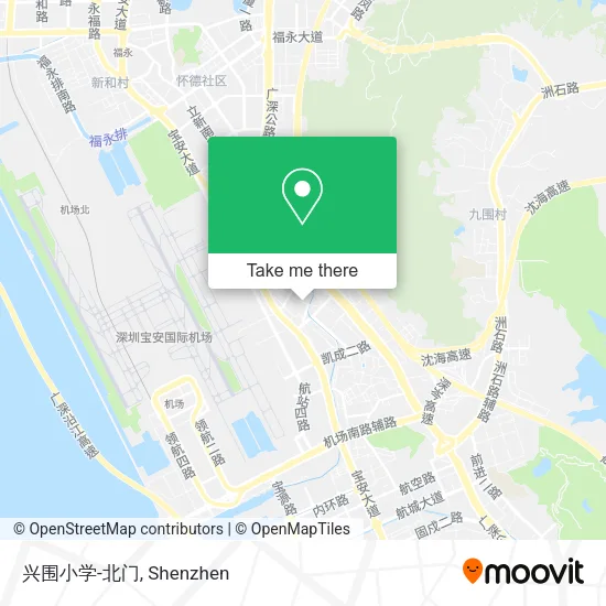兴围小学-北门 map