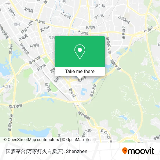 国酒茅台(万家灯火专卖店) map
