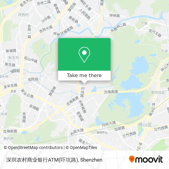 深圳农村商业银行ATM(吓坑路) map