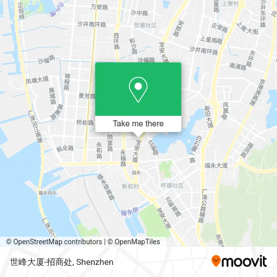 世峰大厦-招商处 map