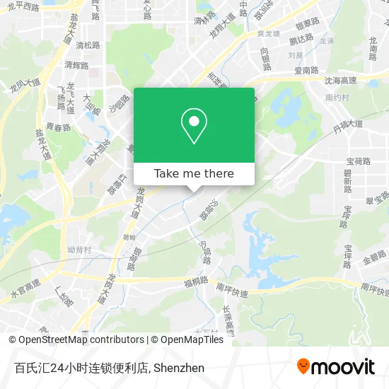 百氏汇24小时连锁便利店 map