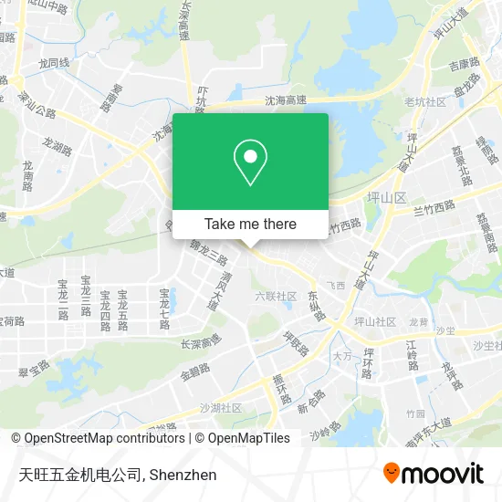 天旺五金机电公司 map