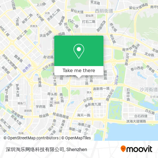 深圳淘乐网络科技有限公司 map