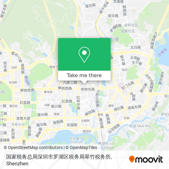国家税务总局深圳市罗湖区税务局翠竹税务所 map
