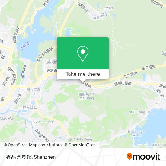 香品园餐馆 map