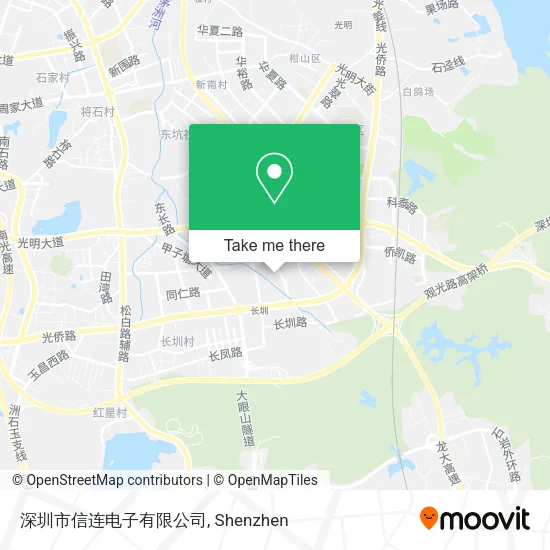 深圳市信连电子有限公司 map