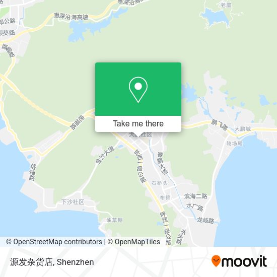 源发杂货店 map