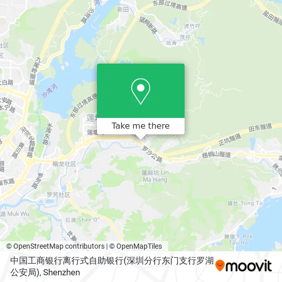 中国工商银行离行式自助银行(深圳分行东门支行罗湖公安局) map