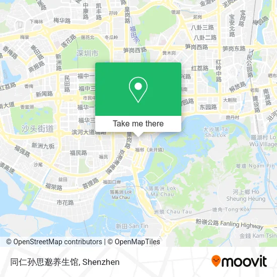 同仁孙思邈养生馆 map
