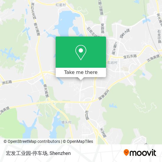 宏发工业园-停车场 map
