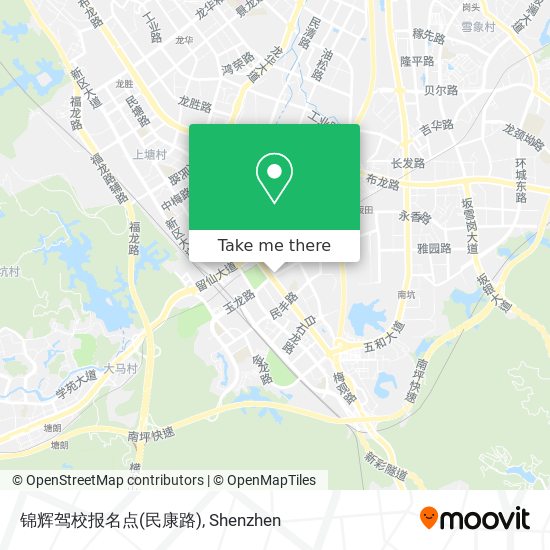 锦辉驾校报名点(民康路) map