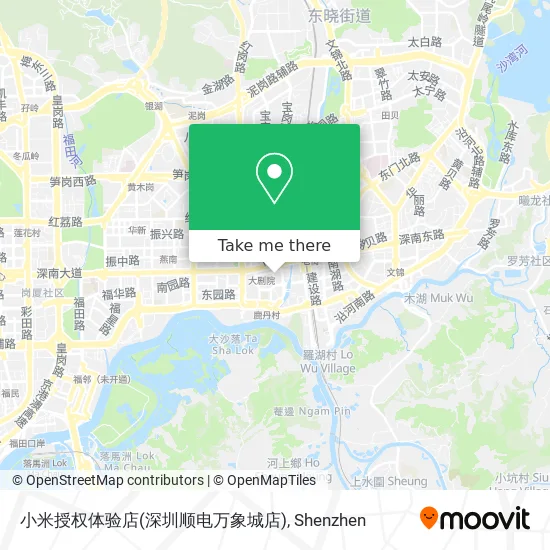 小米授权体验店(深圳顺电万象城店) map