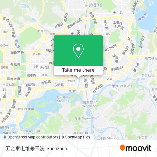 五金家电维修干洗 map