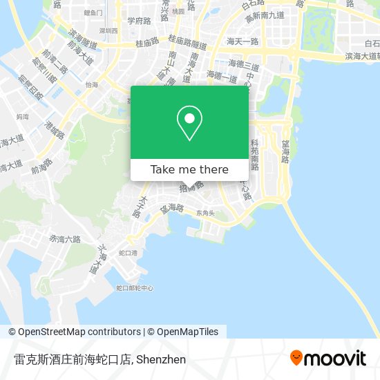 雷克斯酒庄前海蛇口店 map