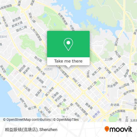 精益眼镜(流塘店) map