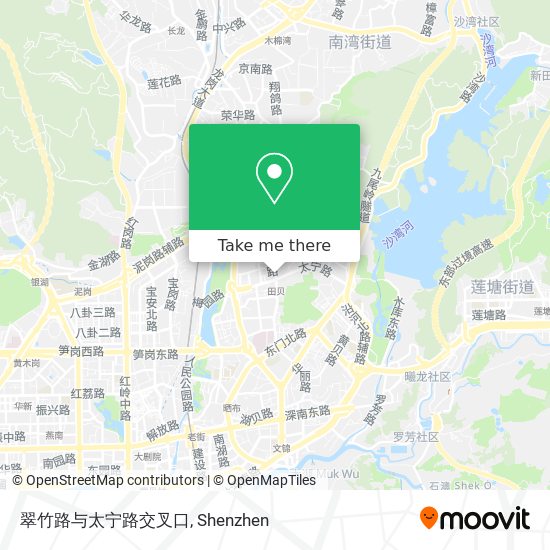 翠竹路与太宁路交叉口 map