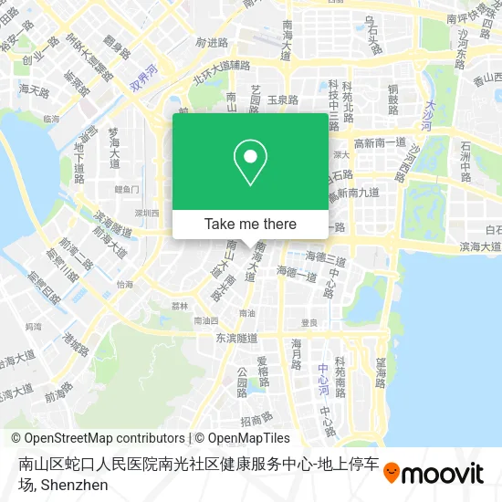 南山区蛇口人民医院南光社区健康服务中心-地上停车场 map