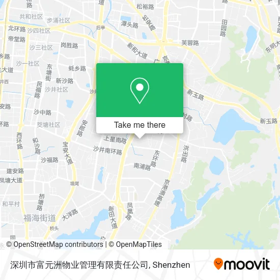 深圳市富元洲物业管理有限责任公司 map