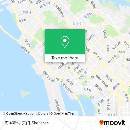 海滨新村-东门 map
