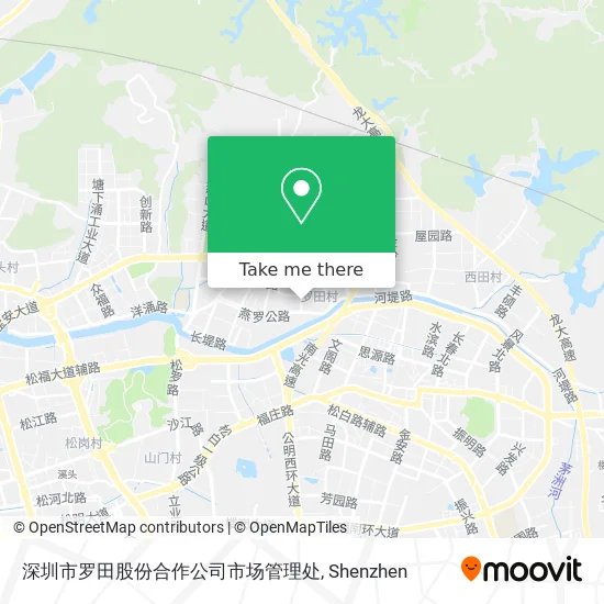 深圳市罗田股份合作公司市场管理处 map