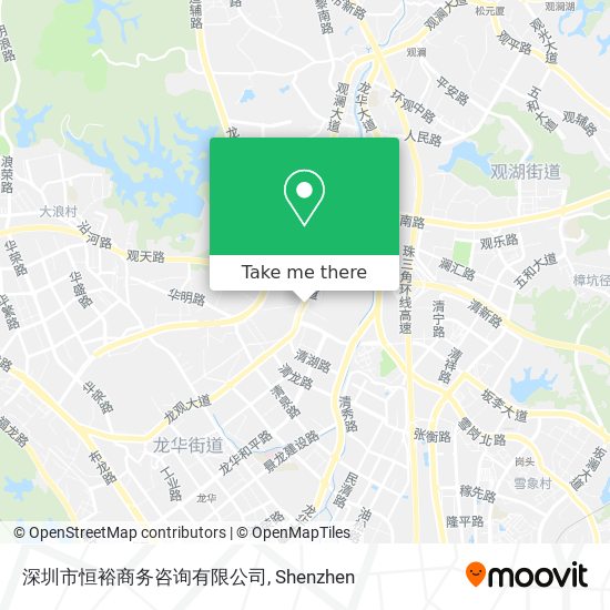 深圳市恒裕商务咨询有限公司 map