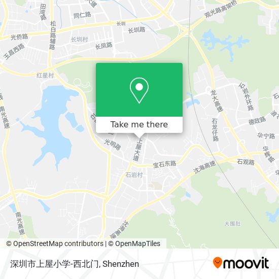 深圳市上屋小学-西北门 map
