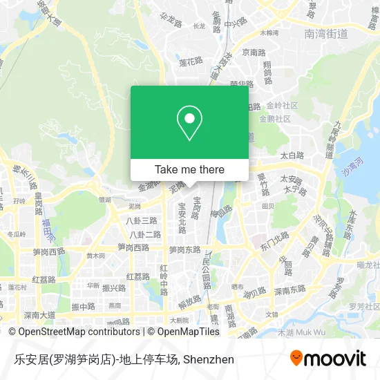 乐安居(罗湖笋岗店)-地上停车场 map