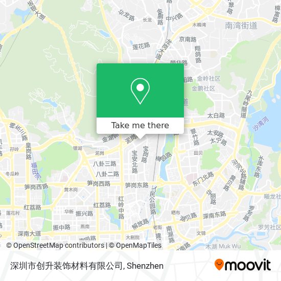 深圳市创升装饰材料有限公司 map