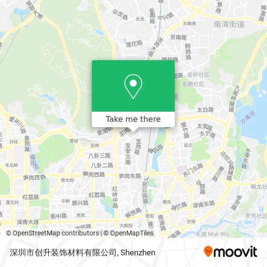 深圳市创升装饰材料有限公司 map