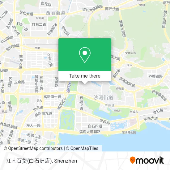 江南百货(白石洲店) map