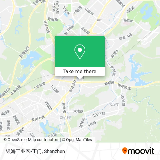 银海工业区-正门 map