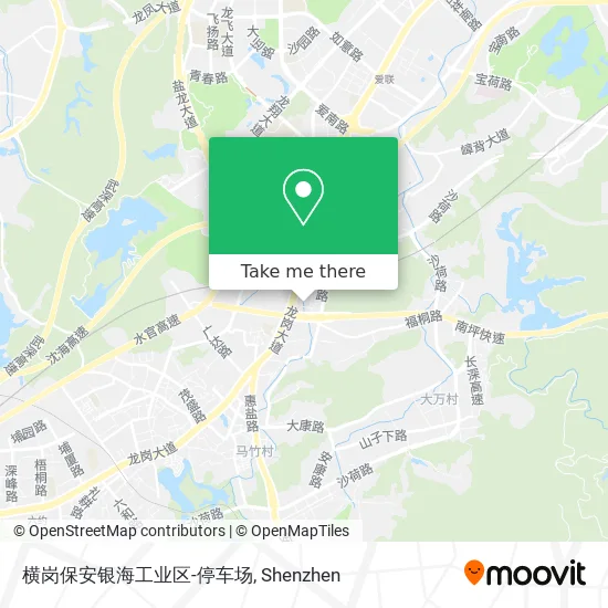 横岗保安银海工业区-停车场 map