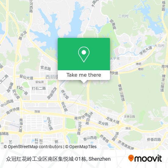 众冠红花岭工业区南区集悦城-01栋 map