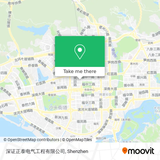 深证正泰电气工程有限公司 map