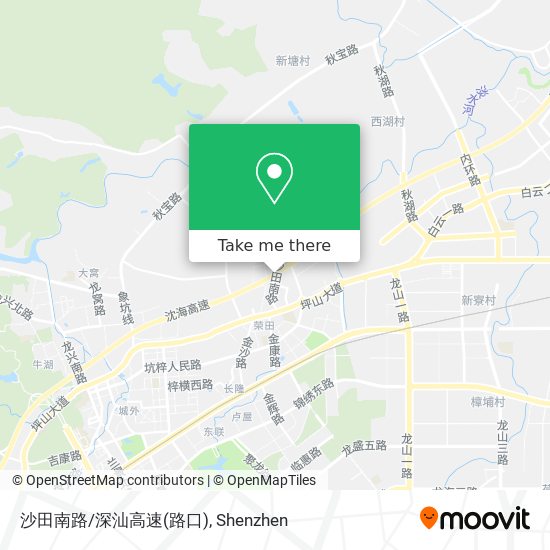沙田南路/深汕高速(路口) map
