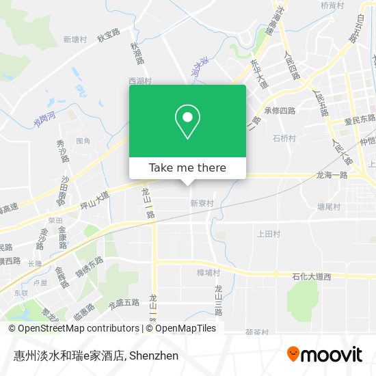 惠州淡水和瑞e家酒店 map